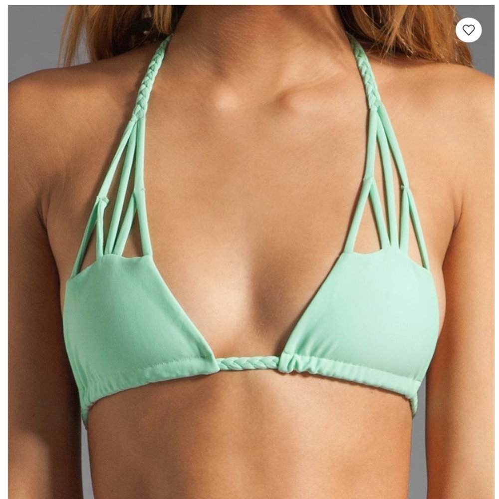 Acacia Swimwear Melona Haena bikini top NWT Medium